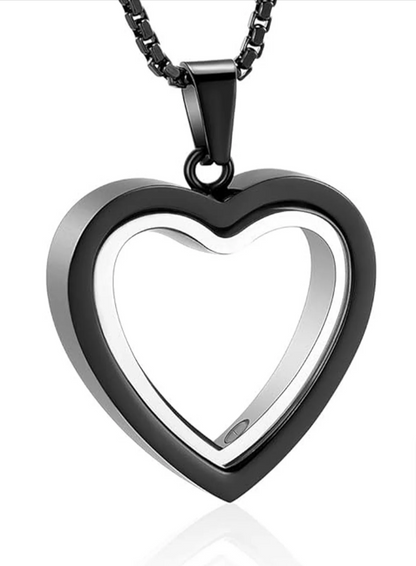 Heartfelt Remembrance: Stainless Steel Heart