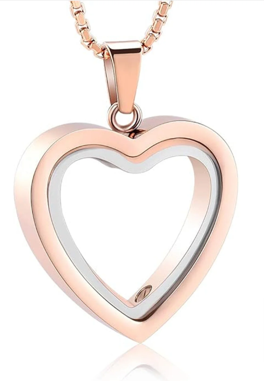 Heartfelt Remembrance: Stainless Steel Heart