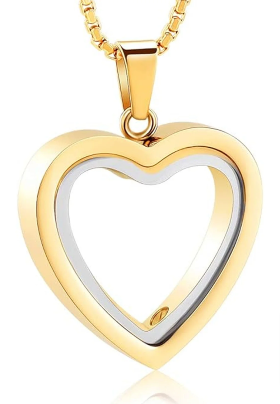 Heartfelt Remembrance: Stainless Steel Heart